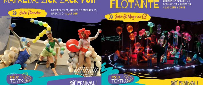 Flotante y Zick Zack Puff en el SOY FESTIVAL!